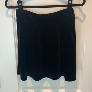 Pins and Needles black velvet skirt